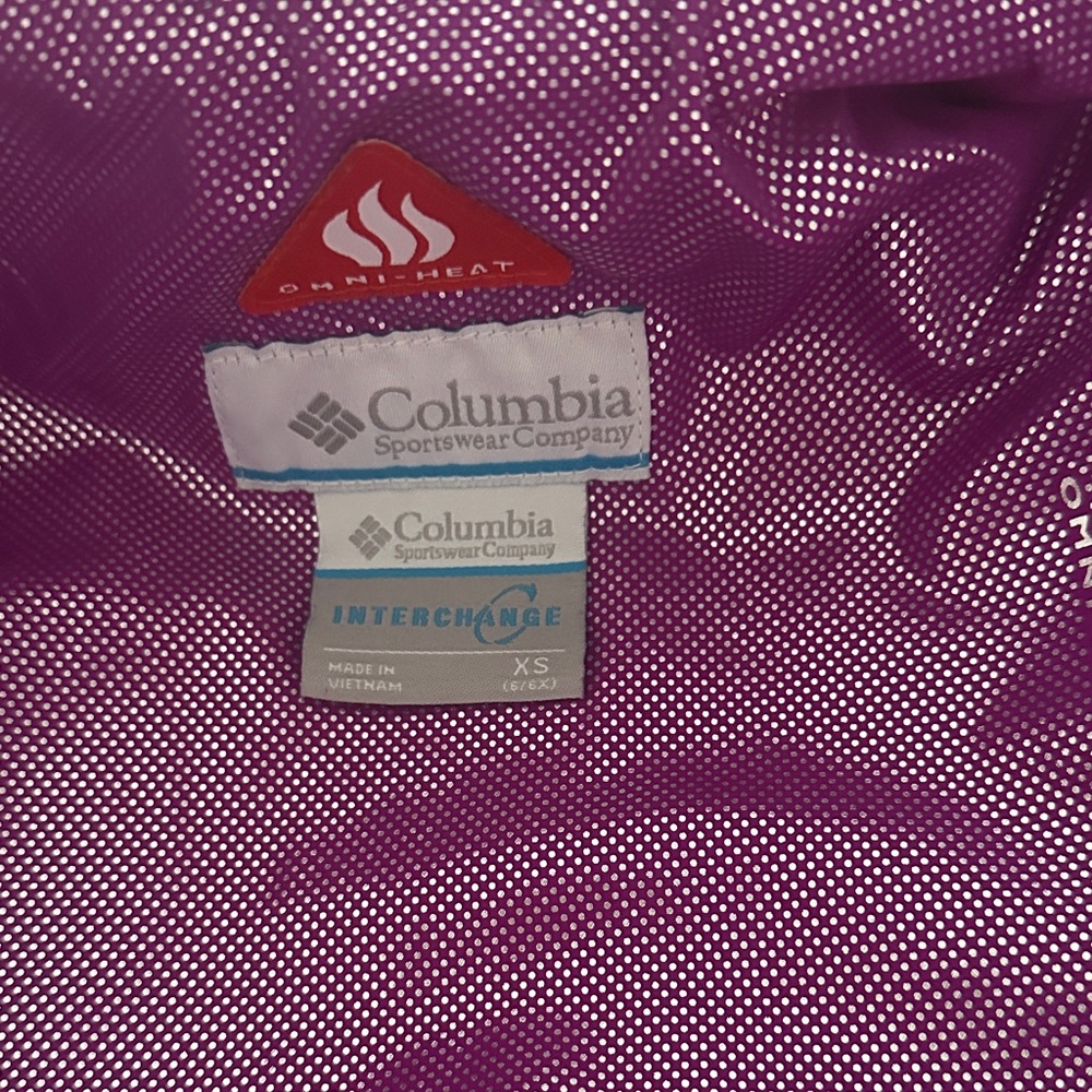 Columbia Kids' Fuchsia and Gray Jacket - Picture 7 of 9